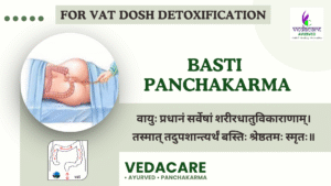 Basti Panchakarma enema treatment for Vata imbalance and detoxification